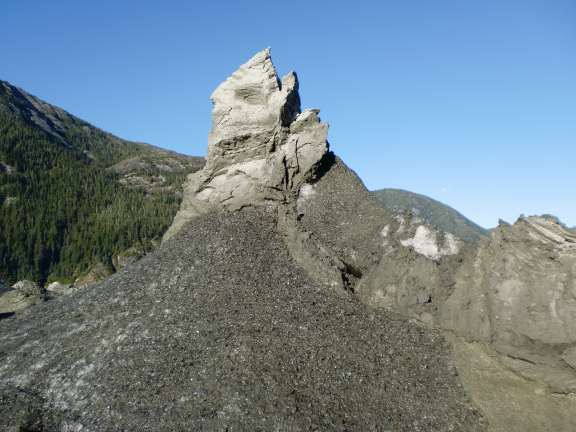 silt formation, Baird Glacier Alaska