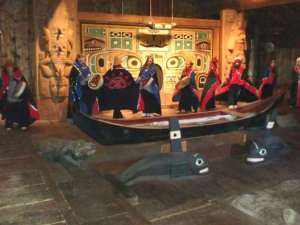 Wrangell Alaska Tlingit tribal house