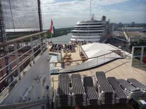 deck view (allure of the sea) view from top deck