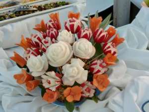 veggie flower arrangement