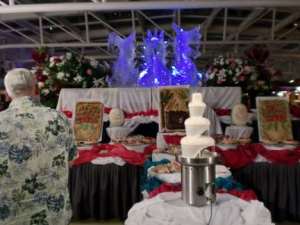 dessert buffet fountain Caribbean Cruise 2010