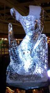 dessert buffet ice sea horse