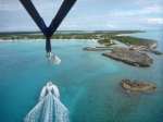 above Half Moon Cay