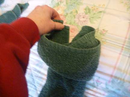 making rabbit head 5 cruise ship towel folding
