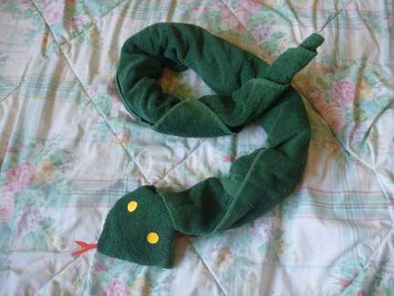 snake 2 towel folding for beginners