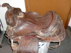 old western saddle
