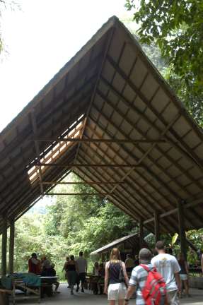 meal shack in the jungle