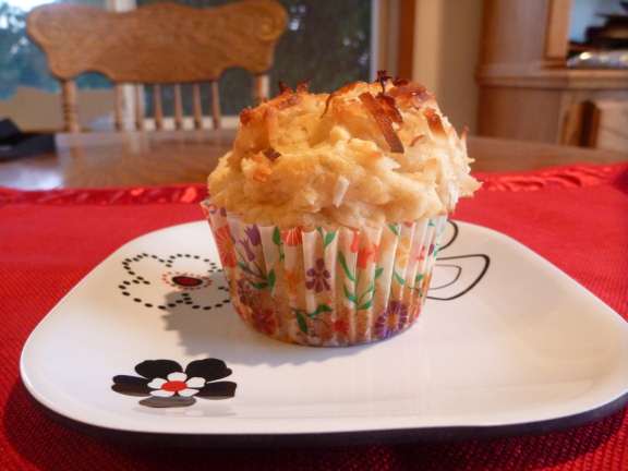 coconut lime muffin, gluten free