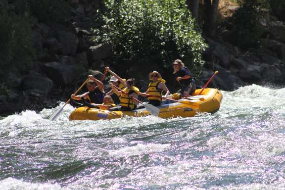 river rafting with Alpine Adventures