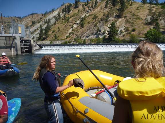 dam portage, Wenatchee River Float