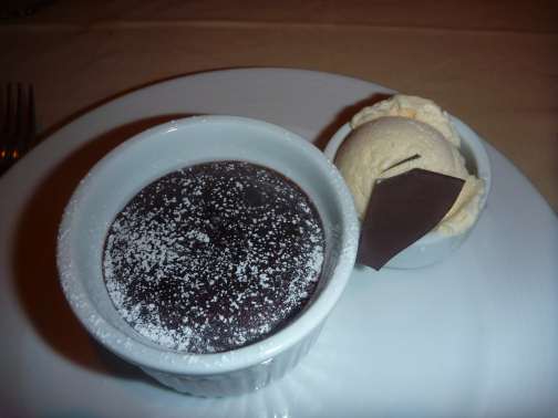 Carnival Cruises Chocolate Melting Cake