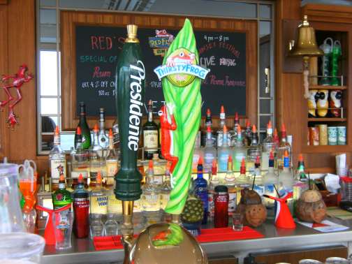 Carnival Liberty thirsty frog beer tap