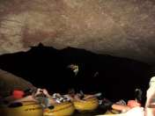 cave tubing in Belize