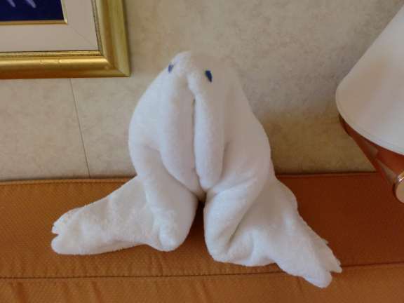 Carnival Cruise towel animal