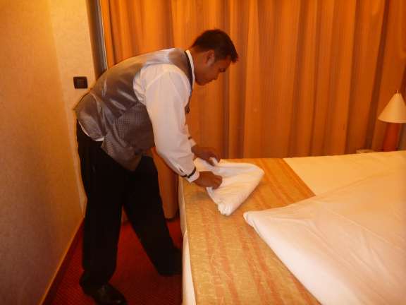 folding a towel seal