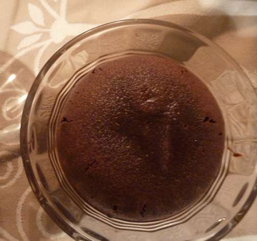 baking chocolate melting cake