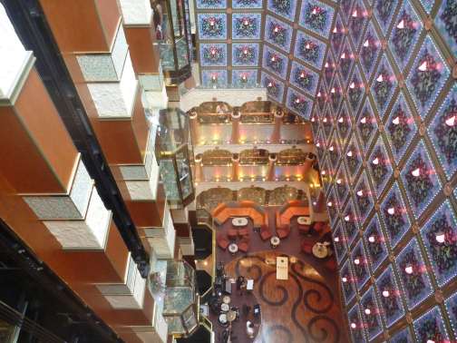 atrium inside Carnival Liberty
