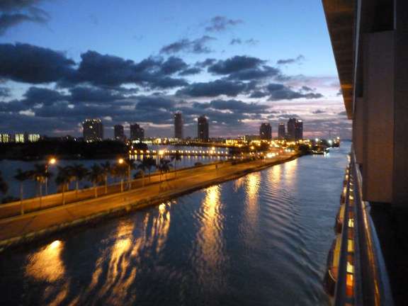 Carnival Liberty heading into port