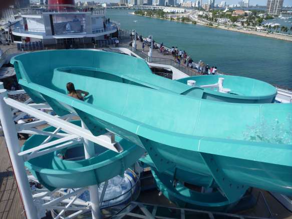 waterslide Slide on Carnival Liberty