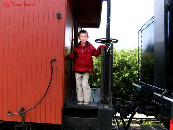 narrow gage railway, Skagway, Alaska