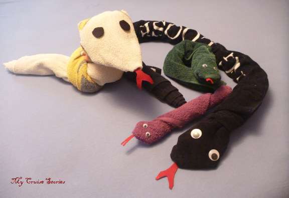 snakes alive! (no they're towels)