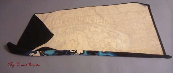 making a towel snake