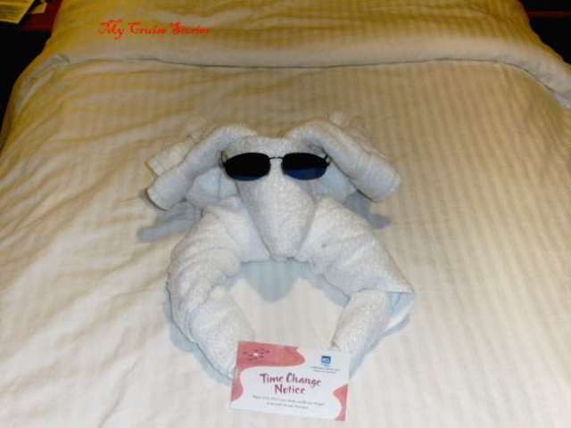 Norwegian Sun towel animal