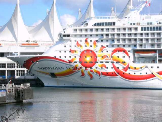 cruise ship port, Vancouver BC Canada
