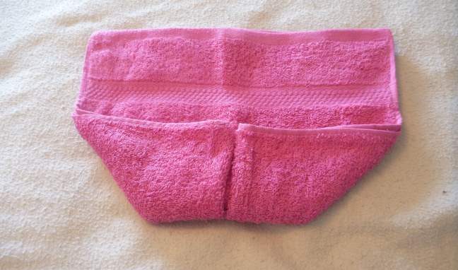 making a towel pig head