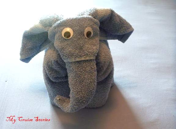 how to make a towel elephant