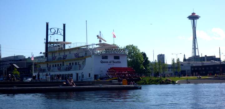 paddle wheel boat, Lake Union