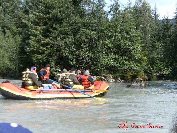 scenic river float river rafting in Juneau Alaska