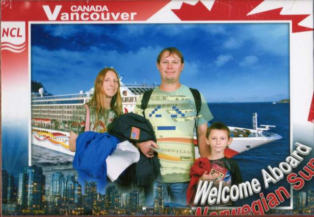 greenscreen photo shows ship in green shirts