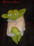 Star Wars Yoda as a towel (actually a towel as Yoda, but whatever)