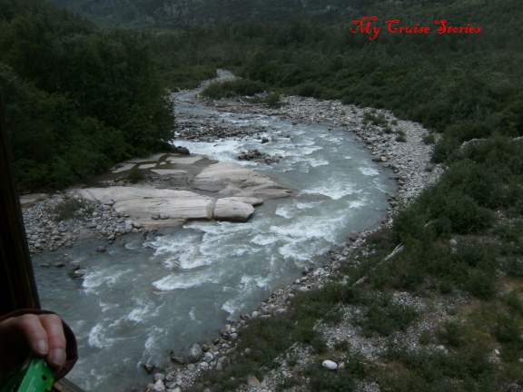 river train ride in Skagway