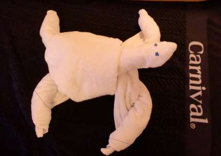 cruise ship towel animals
