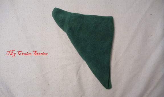 how to fold a towel turtle's shell
