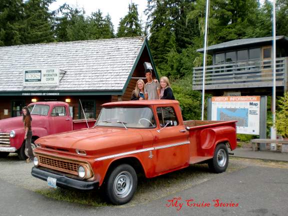 Bella's trucks at the Forks Visitor's Center
