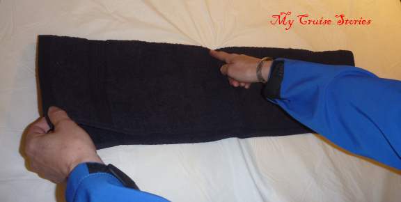 Dog head2 how to make a towel dog head