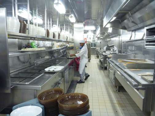 galley on Carnival Liberty