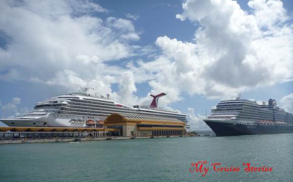 San Juan P1030429 Cruise ship docks in San Juan, Puerto Rico