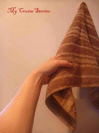 how to fold a towel cat head