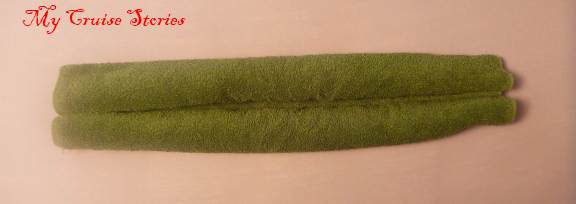 dinosaur 1 towel origami, towel art