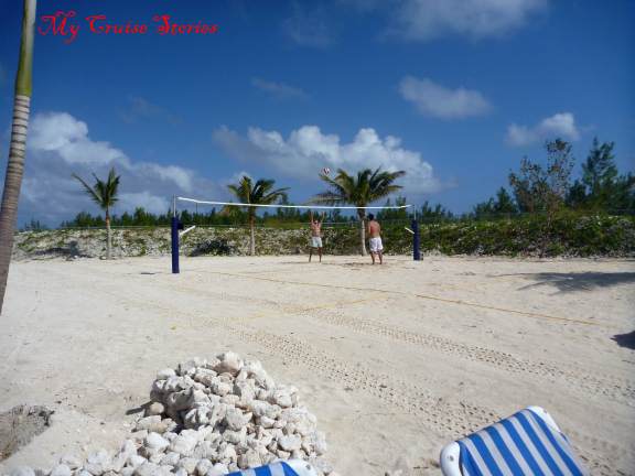 beach in Carnival's cruise port at Grand Turk