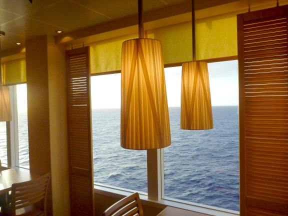 Carnival Breeze lido deck lights