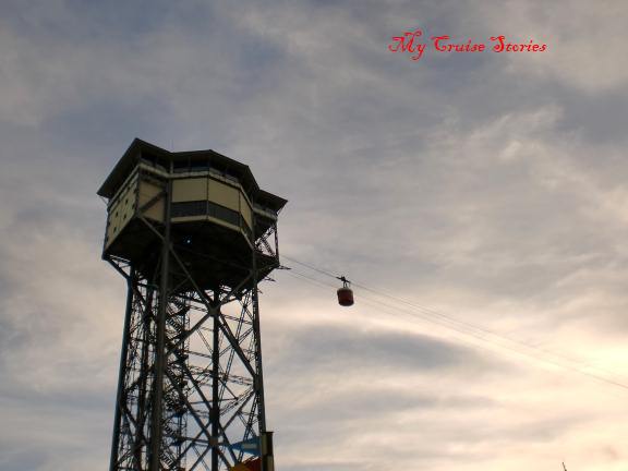skyride in Barceloneta