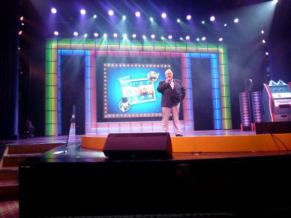 John Heald hosts Hasbro the Game Show