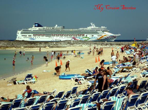 cruise ship anchored