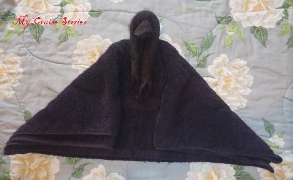 Can you see the penguin in these towels now?