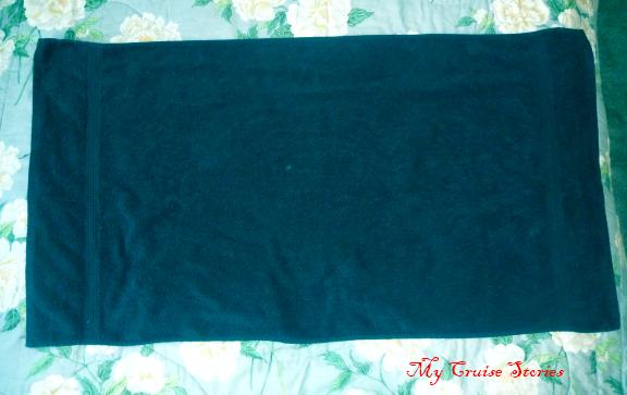 making a towel penguin body